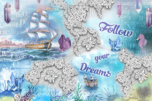 Fotomurales: Follow you dreams