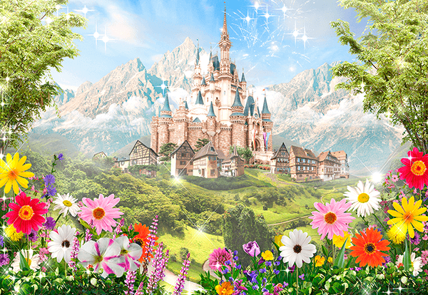 Fotomurales: Castillo Disney