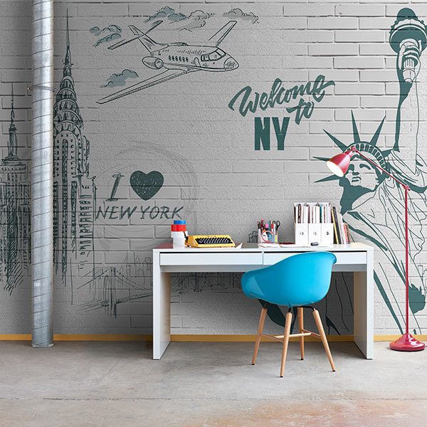 Fotomurales: I Love & Welcome to NY