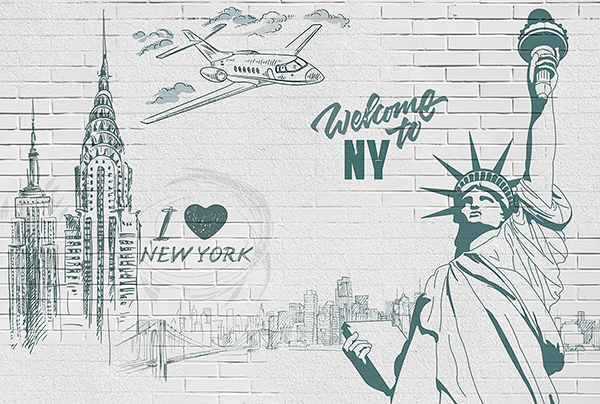 Fotomurales: I Love & Welcome to NY