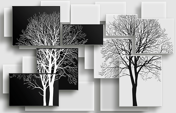 Fotomurales: Puzzle de árboles