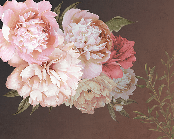 Fotomurales: Rosa Flower Power
