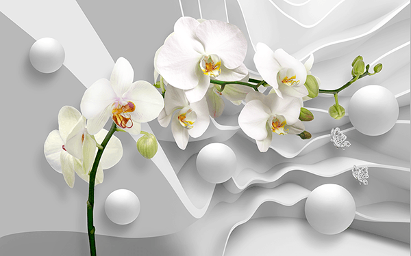 Fotomurales: Orquídea mística