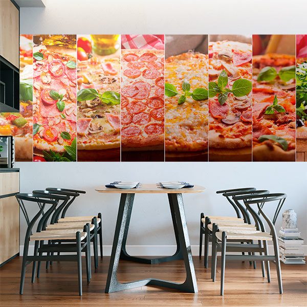 Fotomurales: Collage pizza 0