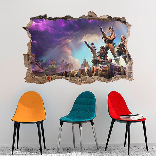Vinilos Decorativos: Equipo Fortnite