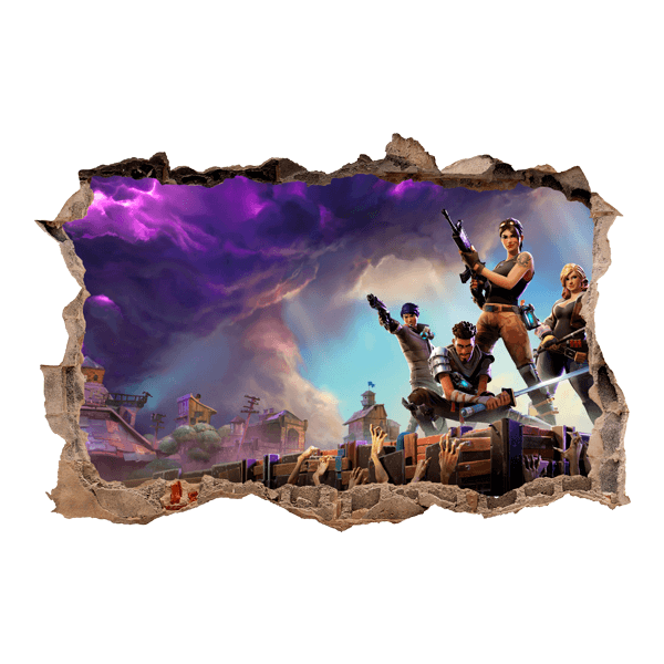 Vinilos Decorativos: Equipo Fortnite