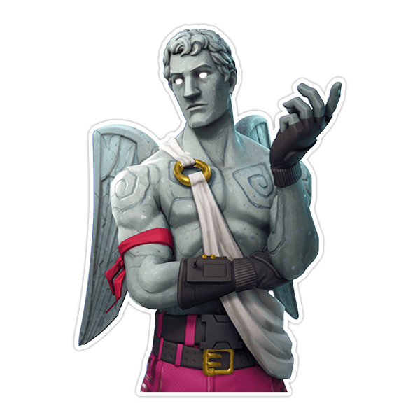 Vinilos Decorativos: Skin Fortnite angel de piedra