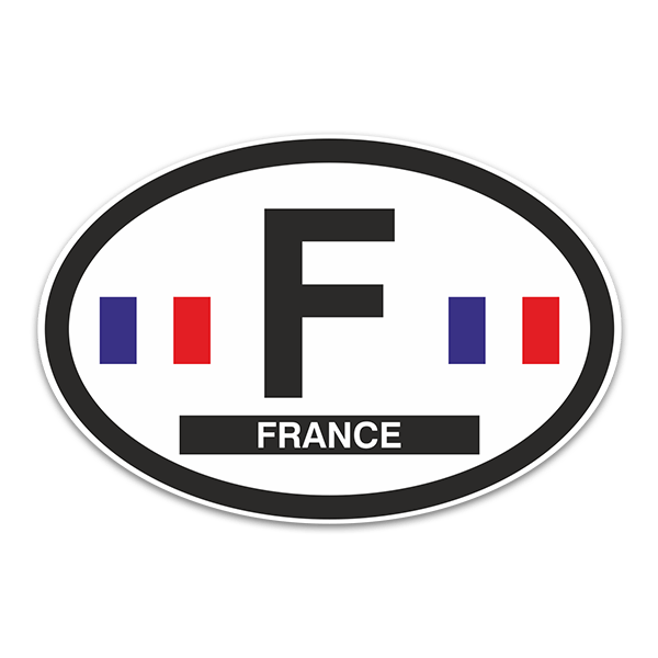 Pegatinas: Óvalo France (Francia) F