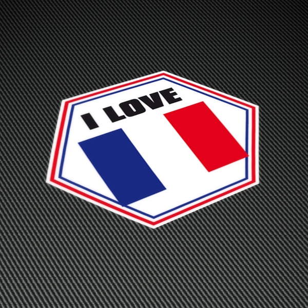 Pegatinas: I love France