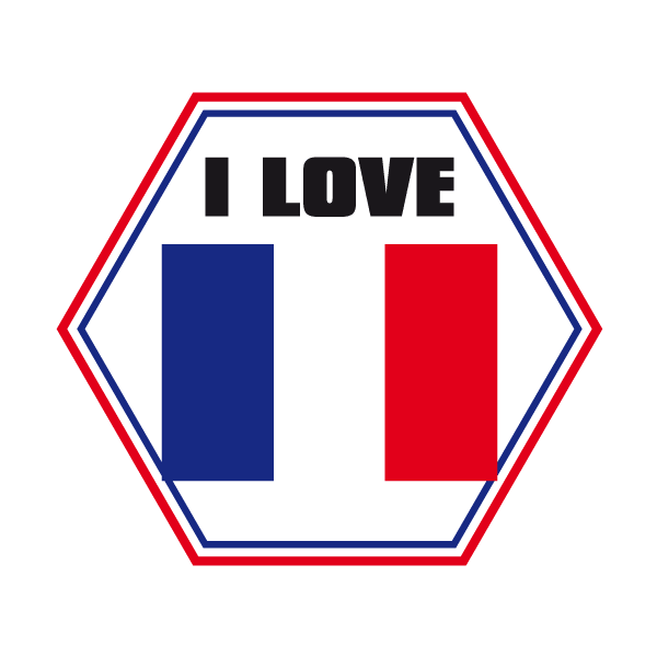 Pegatinas: I love France