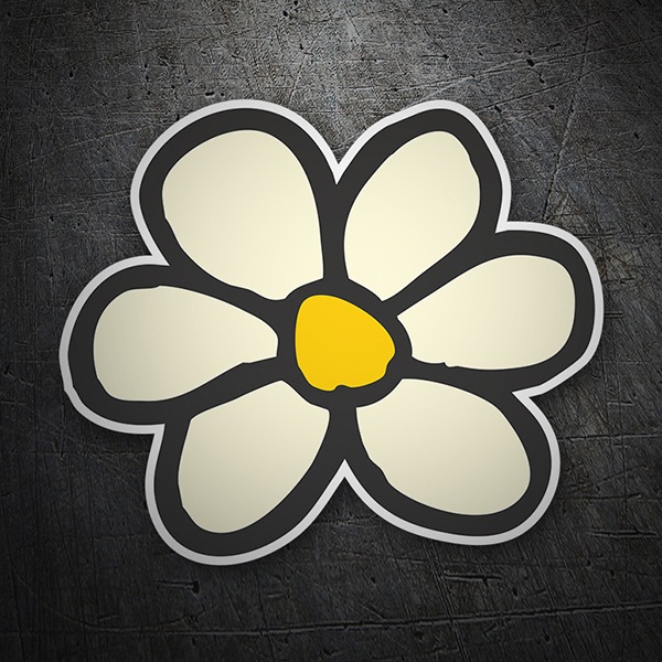 Vinilos Decorativos: Flor Margarita Guru