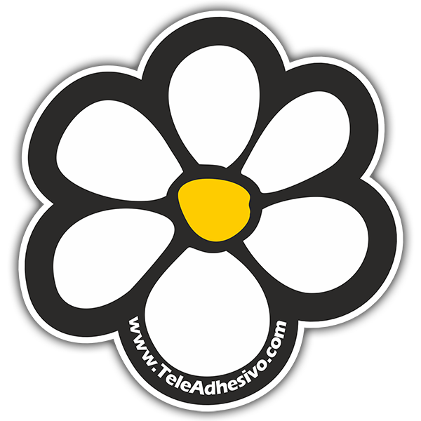 Vinilos Decorativos: Flor TeleAdhesivo