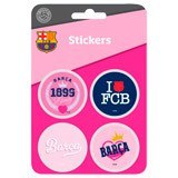 Vinilos Infantiles: Set 4 pegatinas FC Barcelona Resina