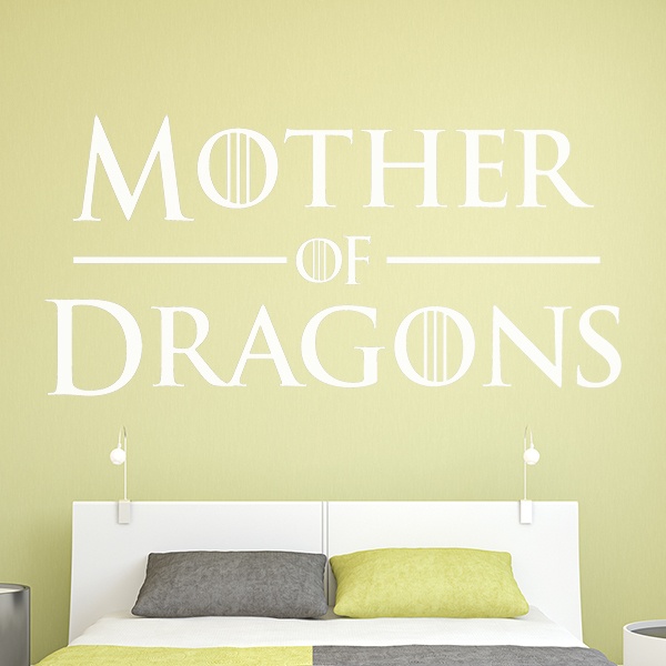 Vinilos Decorativos: Cabecero Mother of Dragons