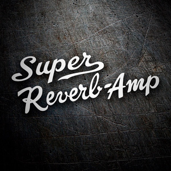 Pegatinas: Fender Super Reverb-Amp