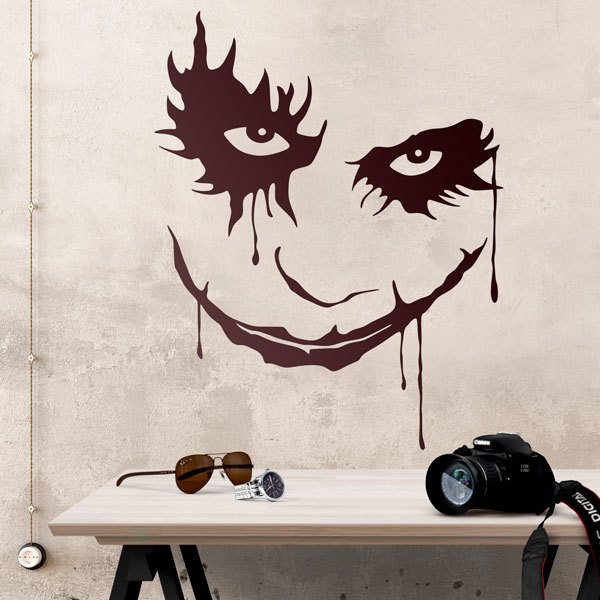 Vinilos Decorativos: Rostro del Joker (Batman)