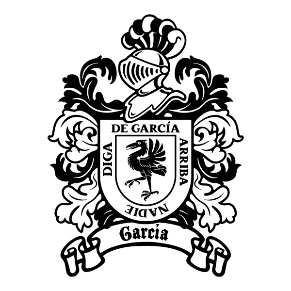 Vinilos Decorativos: Escudo Heráldico García