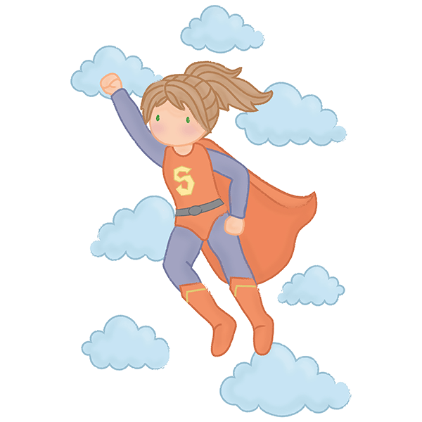 Vinilos Infantiles: Super Girl