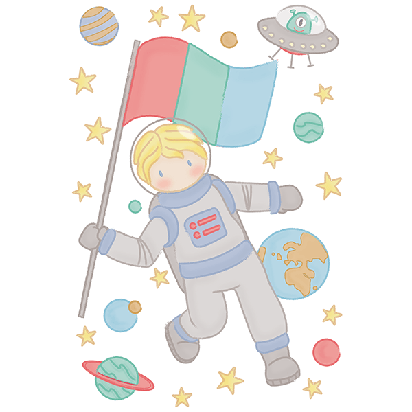 Vinilos Infantiles: Astronauta infantil