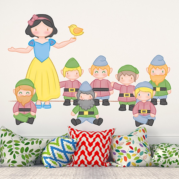 Vinilos Infantiles: Blancanieves y los siete enanitos