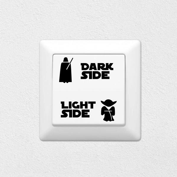 Vinilos Decorativos: Light Side, Dark Side