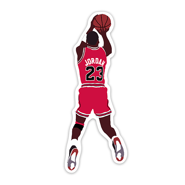 Pegatinas: Michael Jordan Tiro