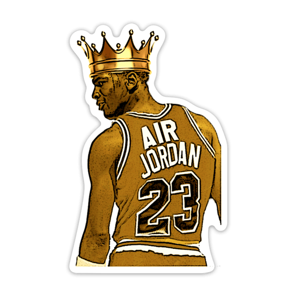 Pegatinas: Michael Jordan Rey