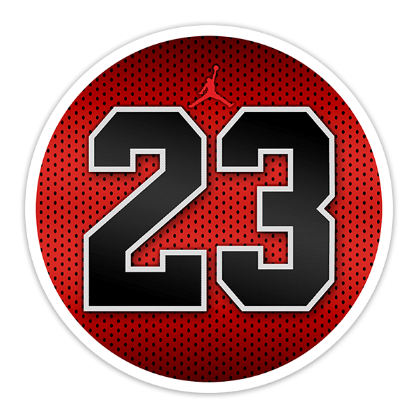 Pegatinas: Michael Jordan 23 Logo