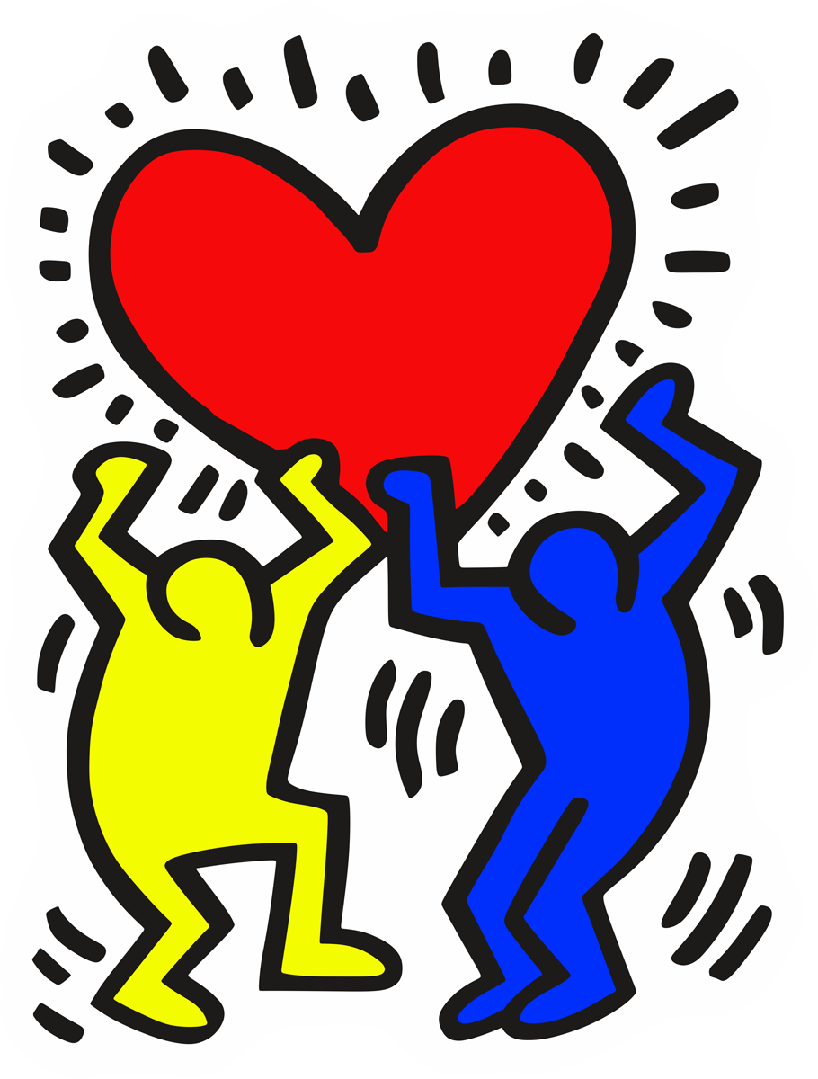 Vinilos Decorativos: Amigos Keith Haring