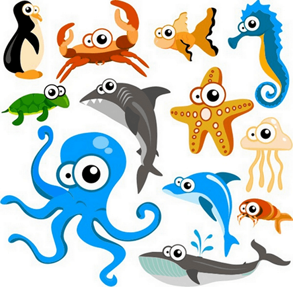 Vinilos Infantiles: Kit Acuario pulpo