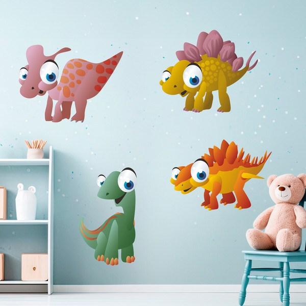 Vinilos decorativos de dinosaurios para niños