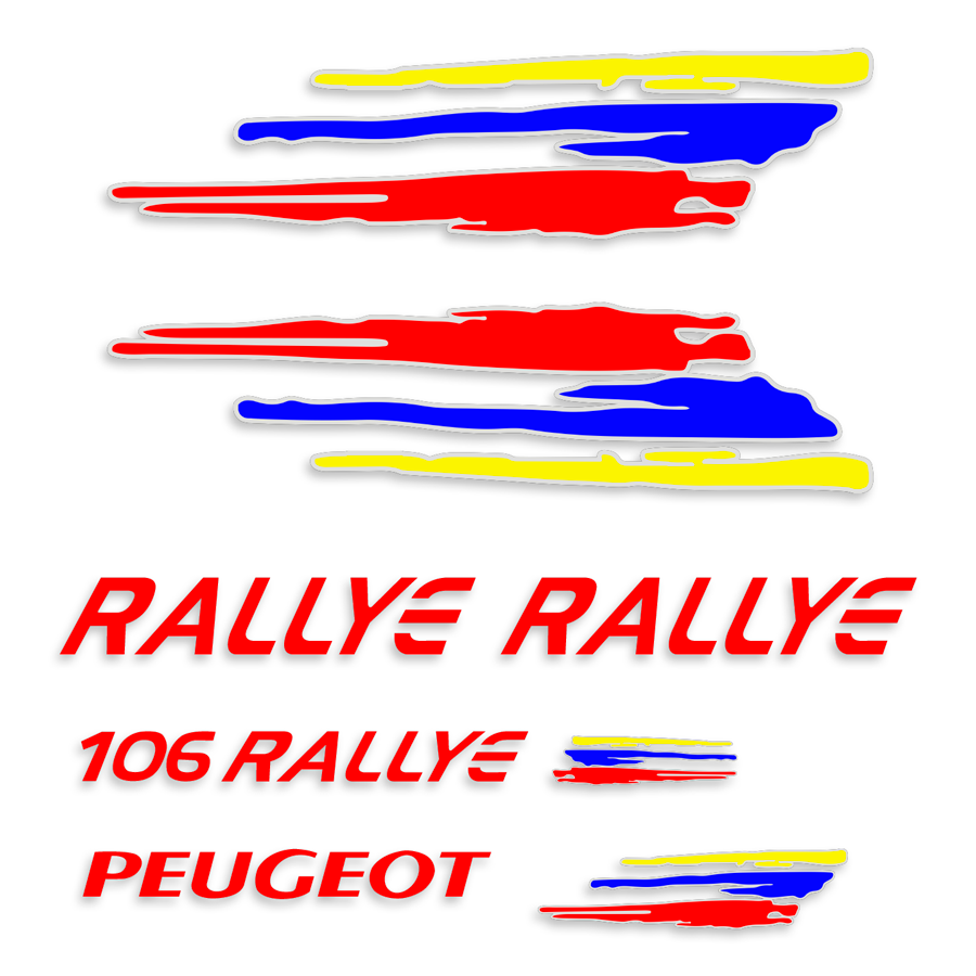 Pegatinas: Peugeot 106 Rallye Kit