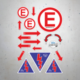 Pegatinas: Set de Rally Vintage 3