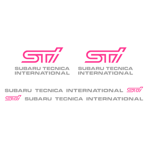 Pegatinas: STI Subaru Tecnica International Kit
