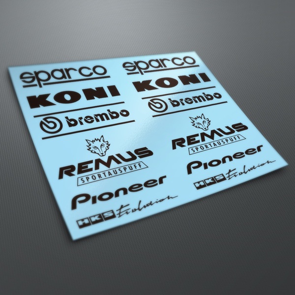 Pegatinas: Kit tuning 22