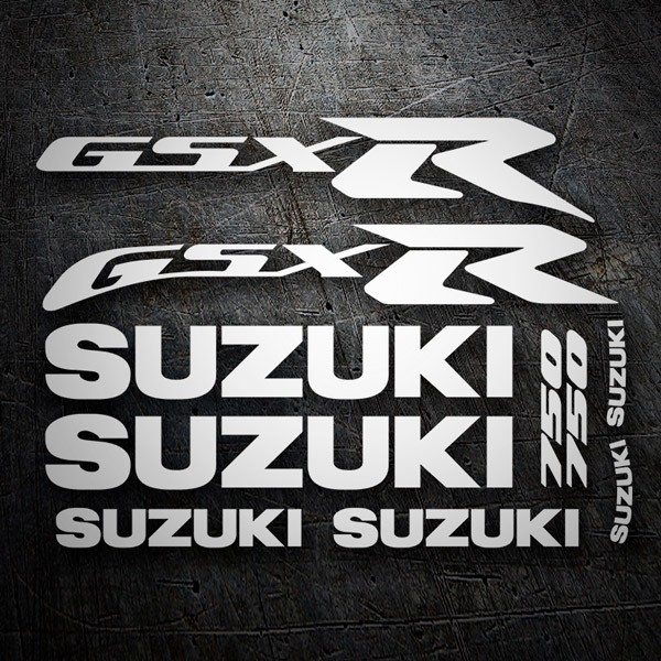 Pegatinas: Suzuki GSX R 750