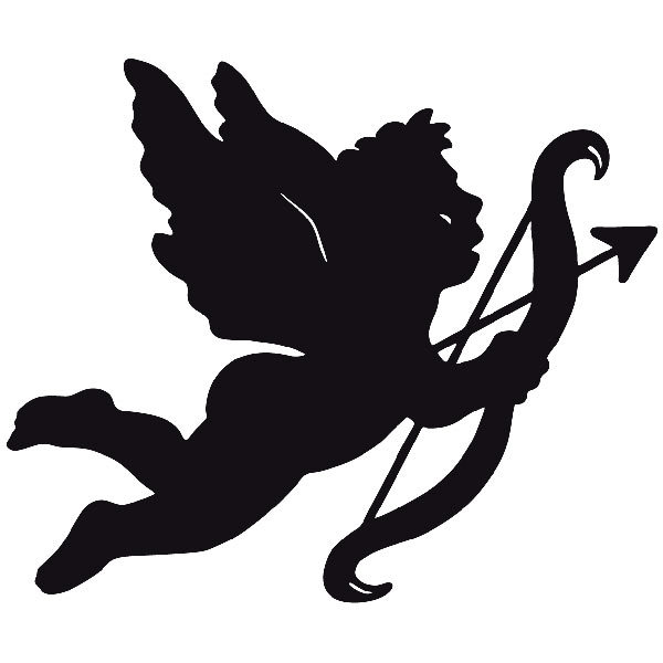 Vinilos Decorativos: Cupido volando