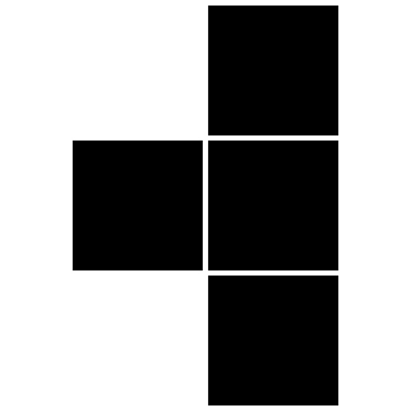 Vinilos Decorativos: Tetris - Pieza T