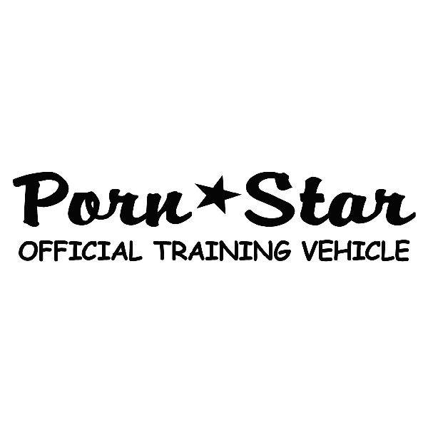 Pegatinas: Porn Star Oficial Training Vehicle
