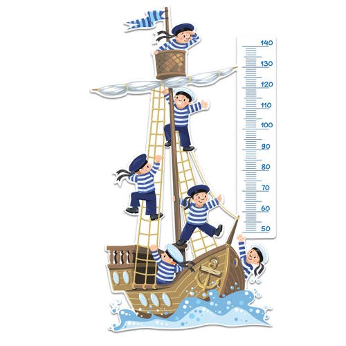 Vinilos Infantiles: Barco y grumetes