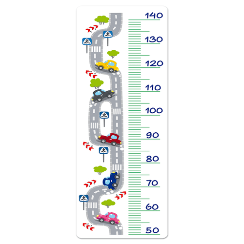 Vinilos Infantiles: Medidor carretera y coches