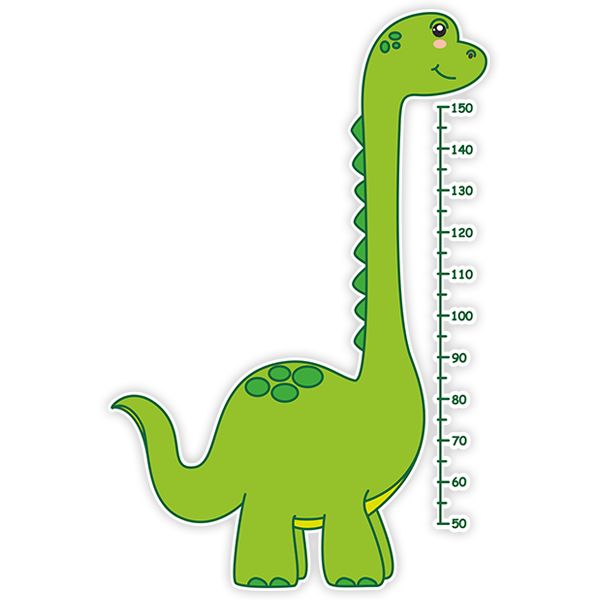 Vinilos Infantiles: Medidor Diplodocus