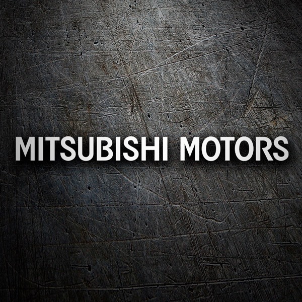 Pegatinas: Mitsubushi Motors