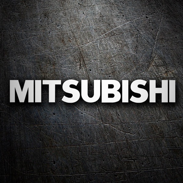 Pegatinas: Mitsubishi letras