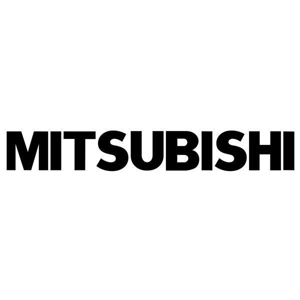Pegatinas: Mitsubishi letras