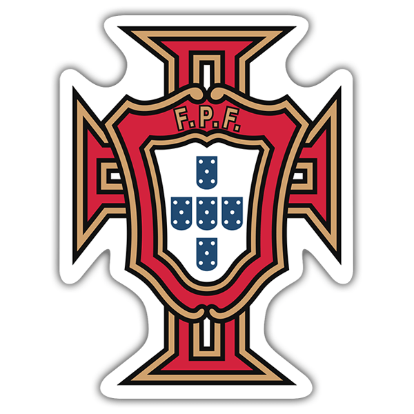 Pegatinas: Portugal - Escudo de Fútbol