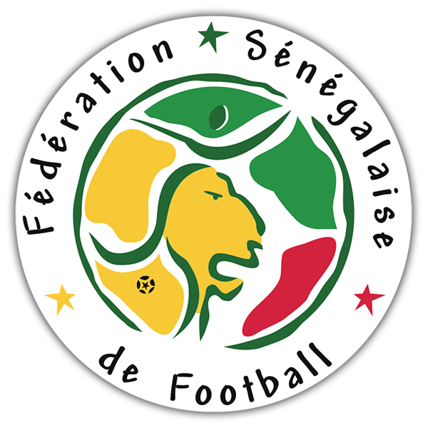 Pegatinas: Senegal - Escudo de Fútbol