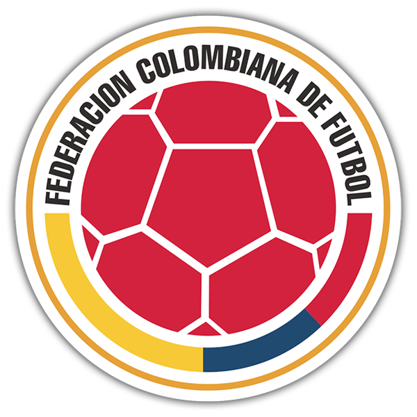 Pegatinas: Colombia - Escudo de Fútbol