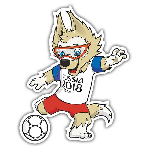 Pegatinas: Zabivaka con el balón