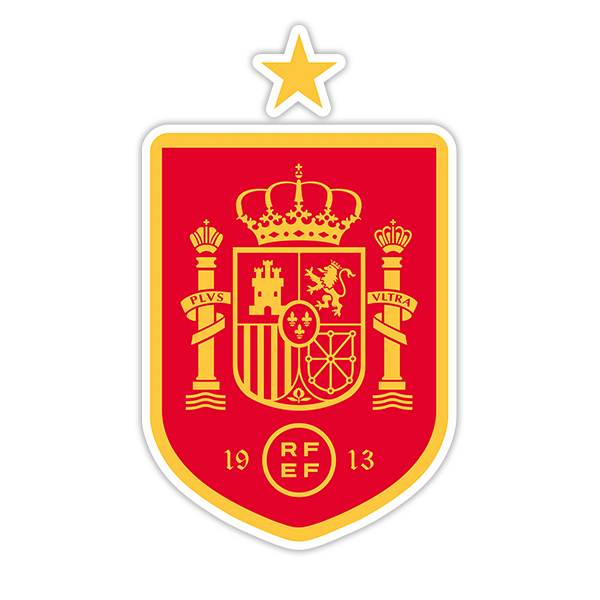 Pegatinas: España - Escudo de Fútbol